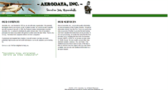 Desktop Screenshot of aerodata.com
