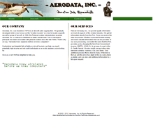 Tablet Screenshot of aerodata.com